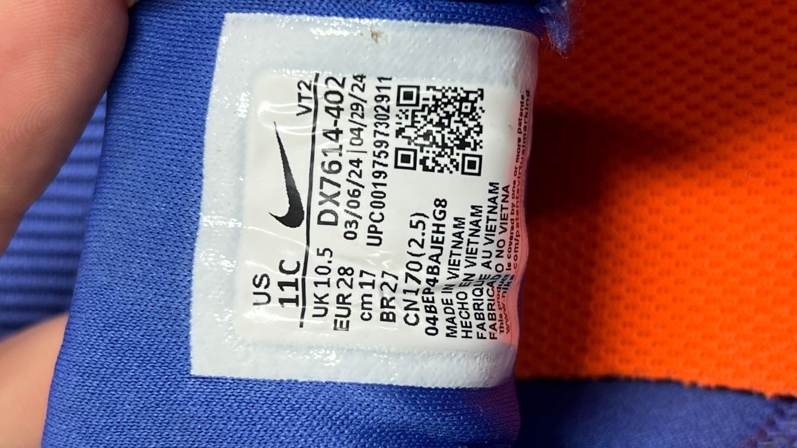 Tenis Nike Star Runner 4- Talla 17cm