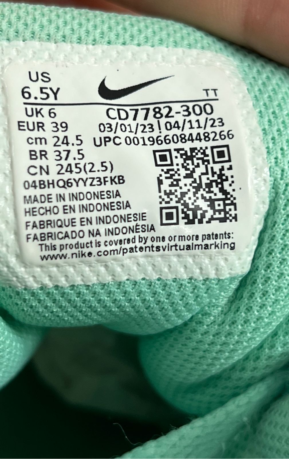 Tenis Nike Court Borough Mid 2 | Talla 4.5MX