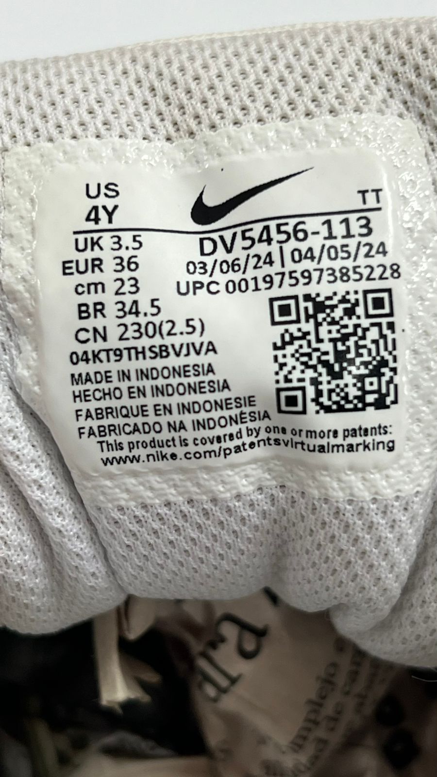Tenis Nike Court Borough Low Recraft | Talla 3MX