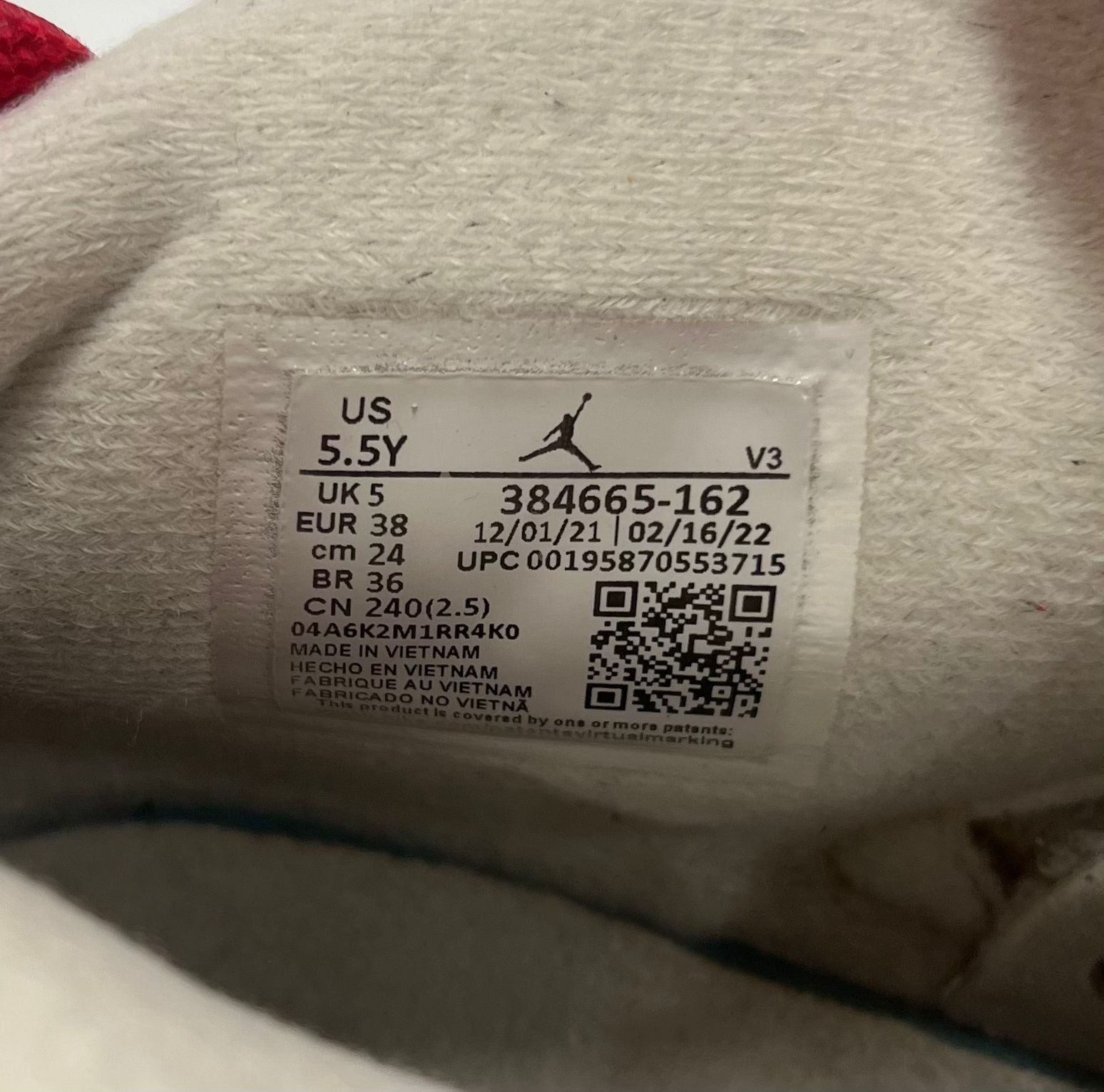 Tenis Nike Air Jordan 6 Retro | Talla 4MX