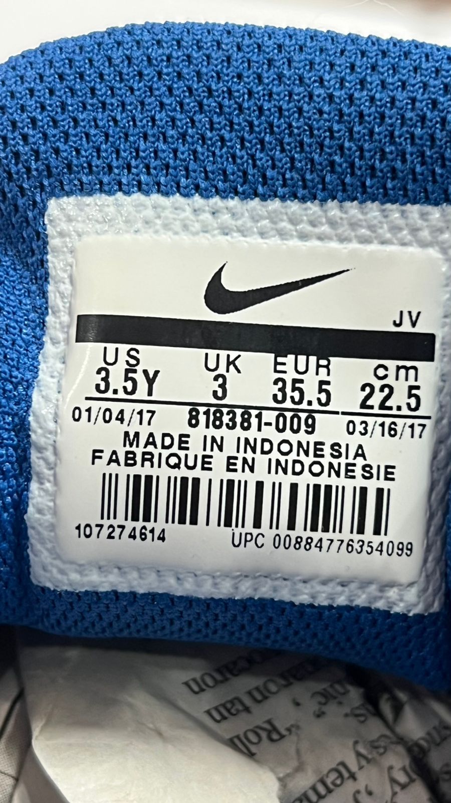 Tenis Nike Tanjun- Talla 2.5 MX