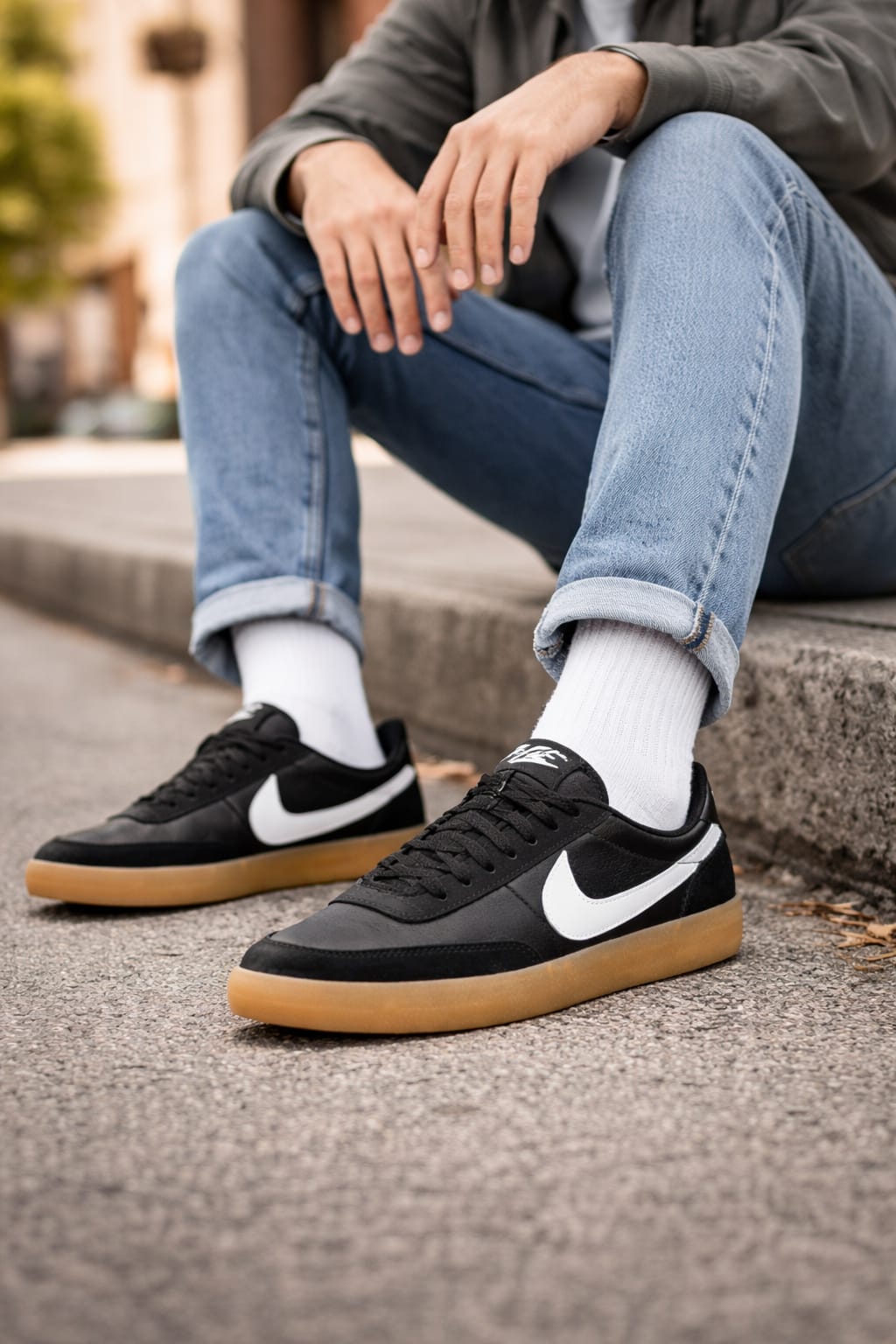 Tenis Nike Killshot 2 Leather Black Gum- Talla 5 MX